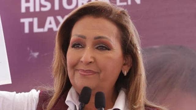 Lorena Cuéllar, gobernadora de Tlaxcala, da positivo a Covid-19