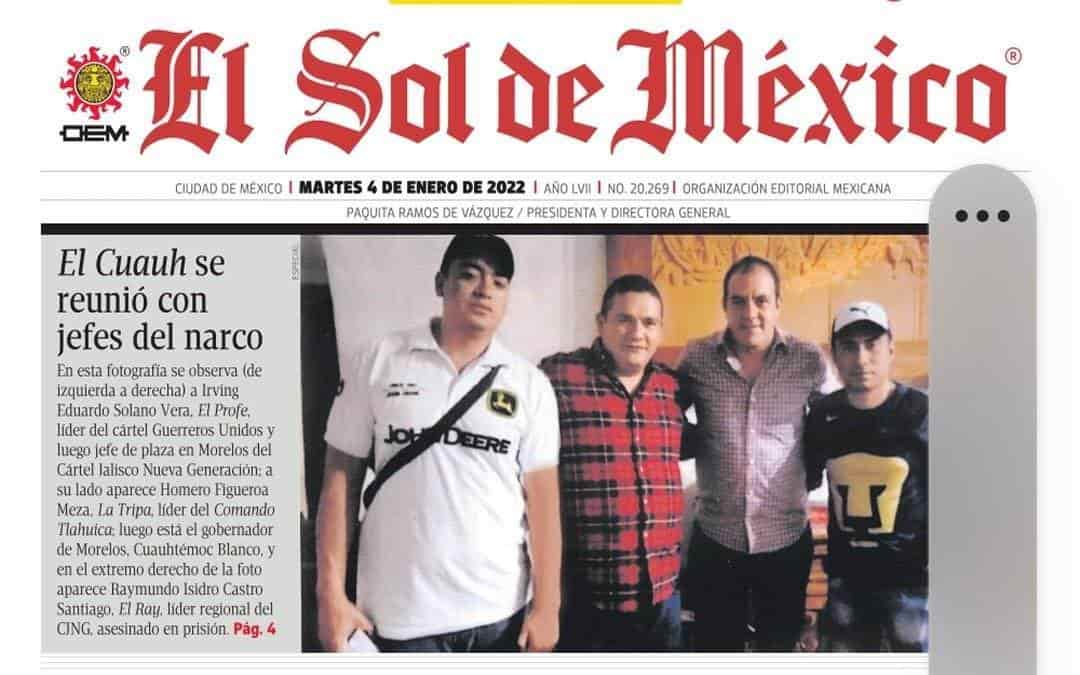 Cuauhtémoc Blanco es acusado de reunirse con jefes del narco