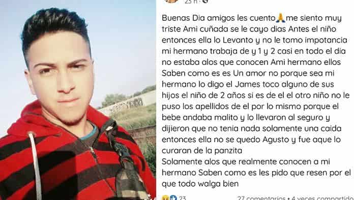“Mi hermano es inocente, a ella se le cayó el niño”