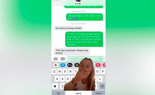 Envía mensaje al teléfono de su hermana fallecida y le responden