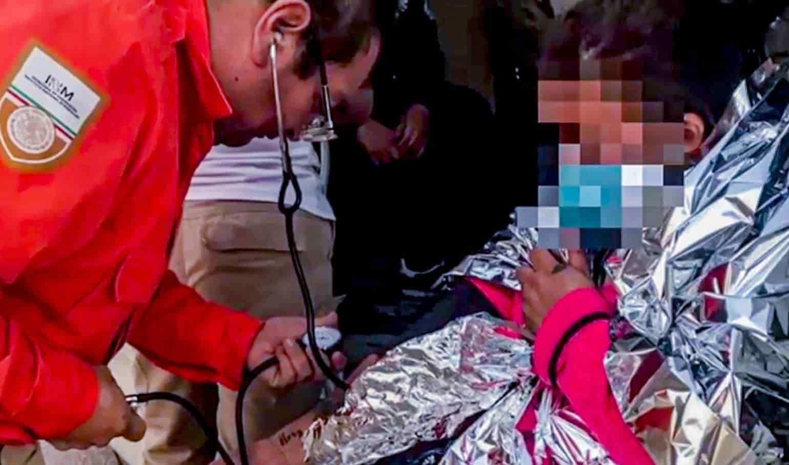 Rescatan a embarazada hondureña en el río Bravo
