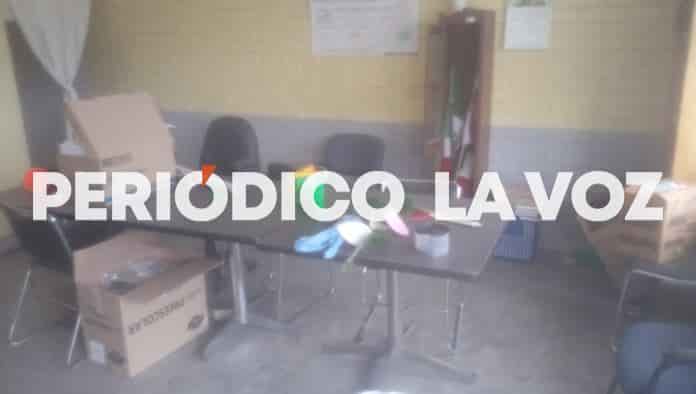 Los delincuentes irrumpieron en la Dirección del kínder y la bodega.