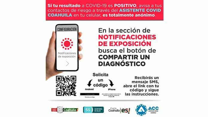 La Aplicación Asistente Covid Coahuila se puede descargar gratuitamente en cualquier celular.