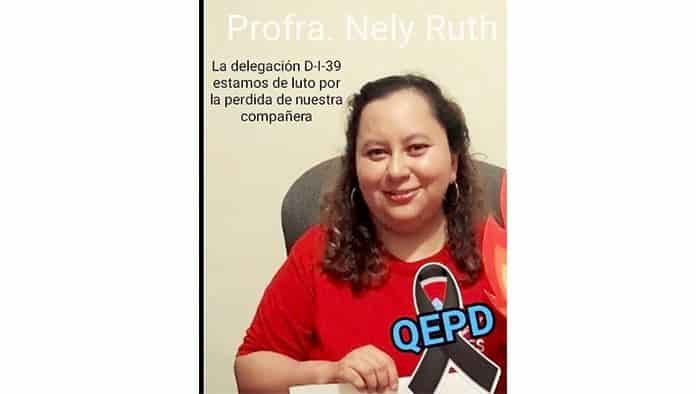 Muere profesora de Covid-19.