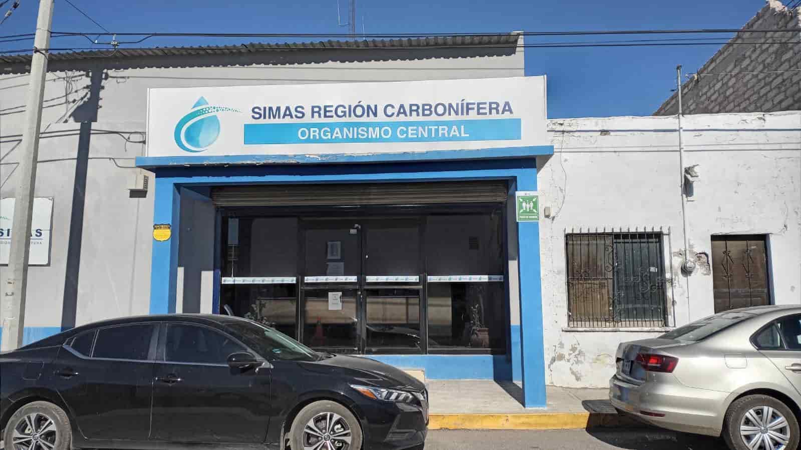 Por brote de COVID-19, cierran oficinas centrales de SIMAS Carbonífera en Nueva Rosita.