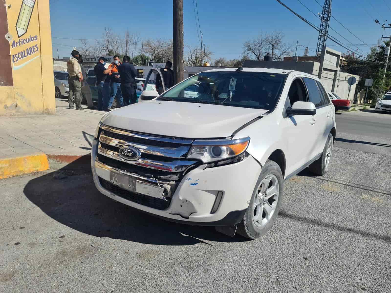 El accidente se registró el medio día de este viernes,  en la zona centro de Ciudad Frontera.