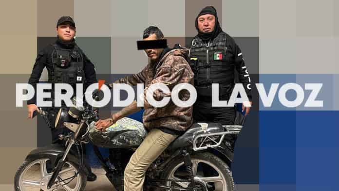‘El Negro’ fue capturado por la Policía Municipal.