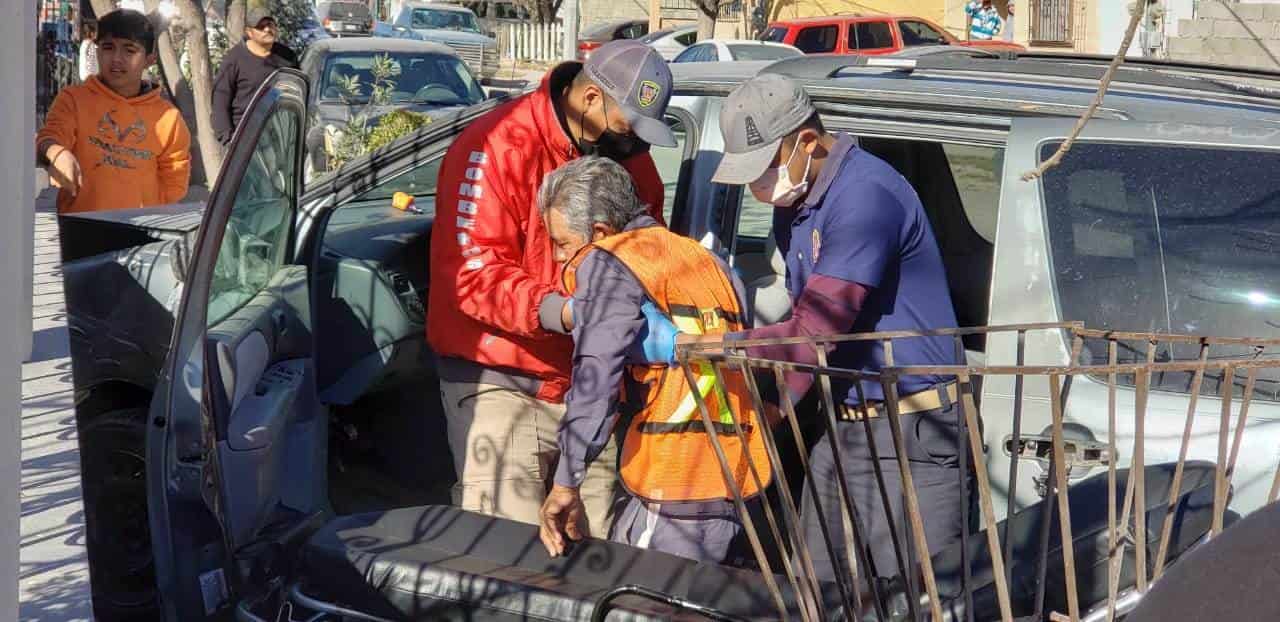 Provoca impactarse abuelito cafre al evadir el rótulo de ALTO