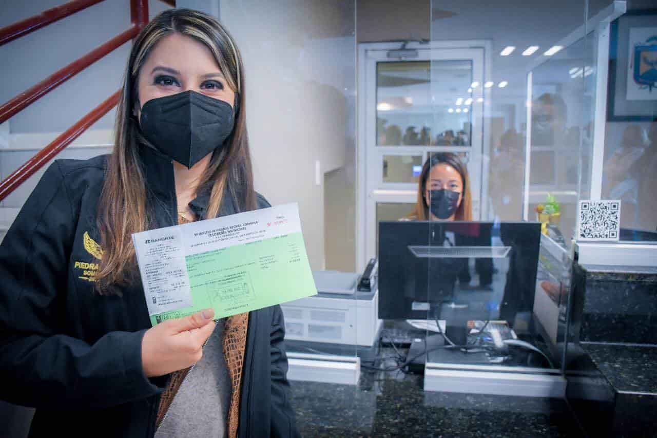 AGRADECE ALCALDESA A CONTRIBUYENTES CUMPLIDOS