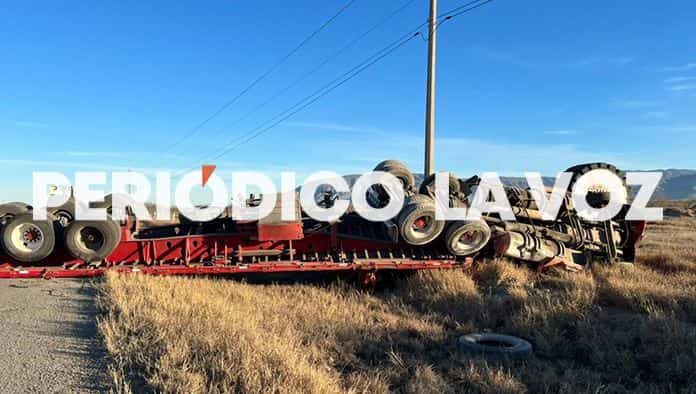 Dormita y vuelca
