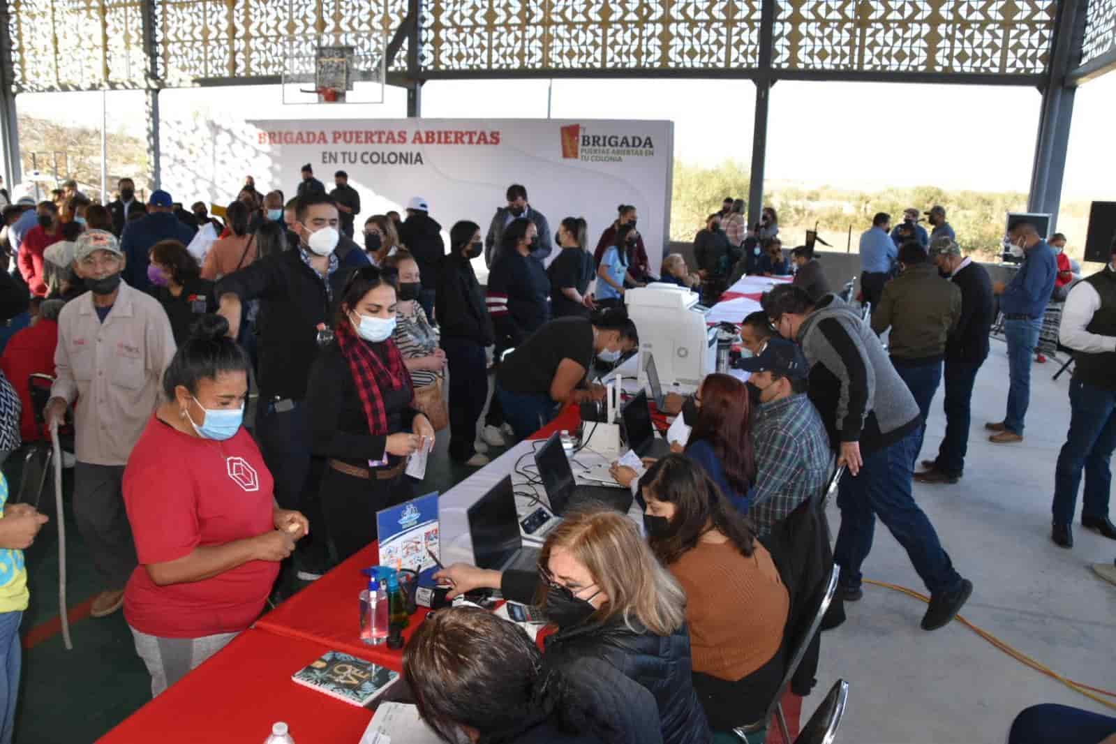 llega presidencia hasta las colonias estuvo en El Cenizo