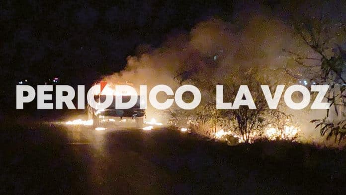 Arde ‘troca’ en el Salinas