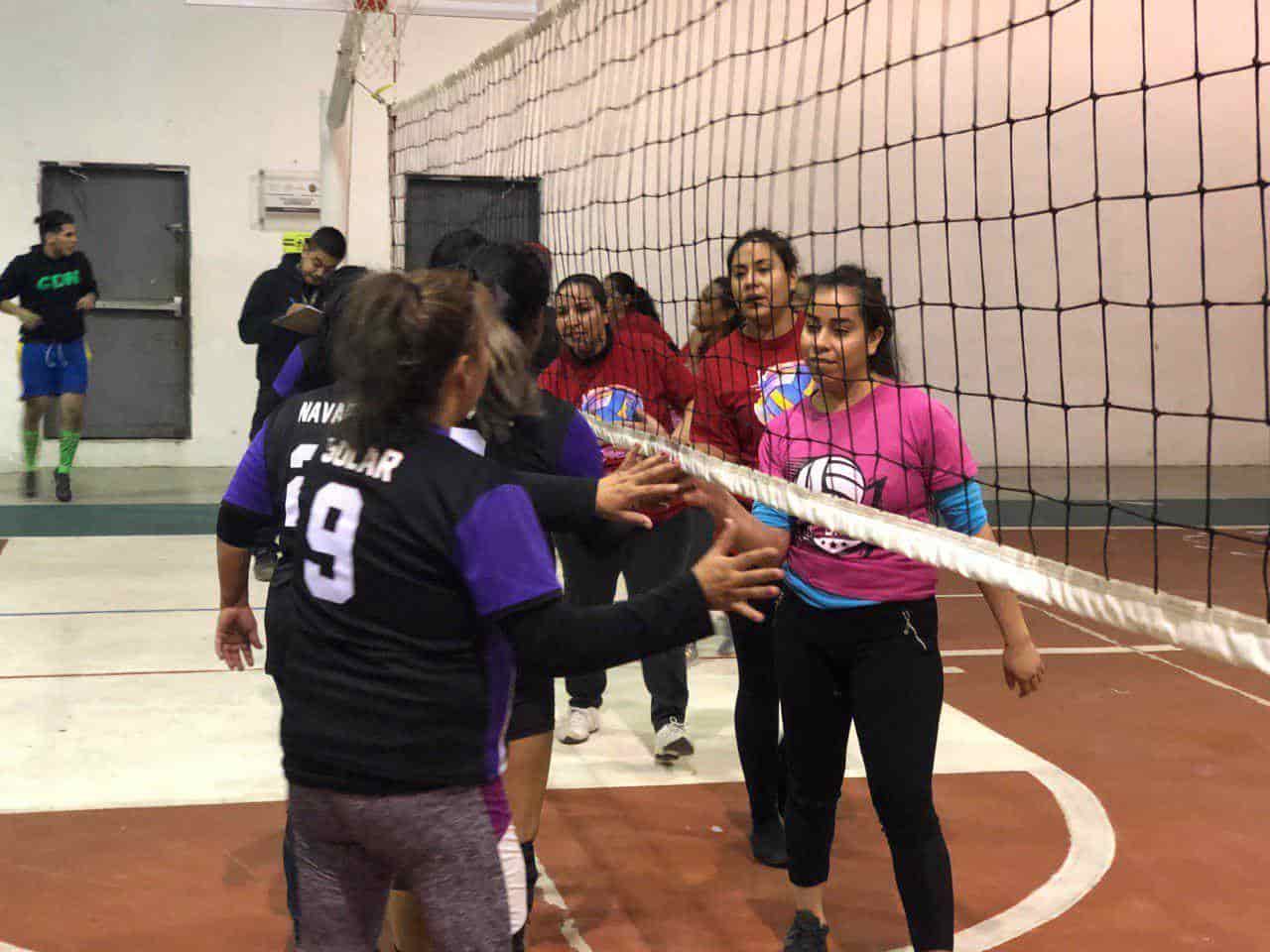 Resultados de la jornada  4 de la semana en la liga municipal de voleibol