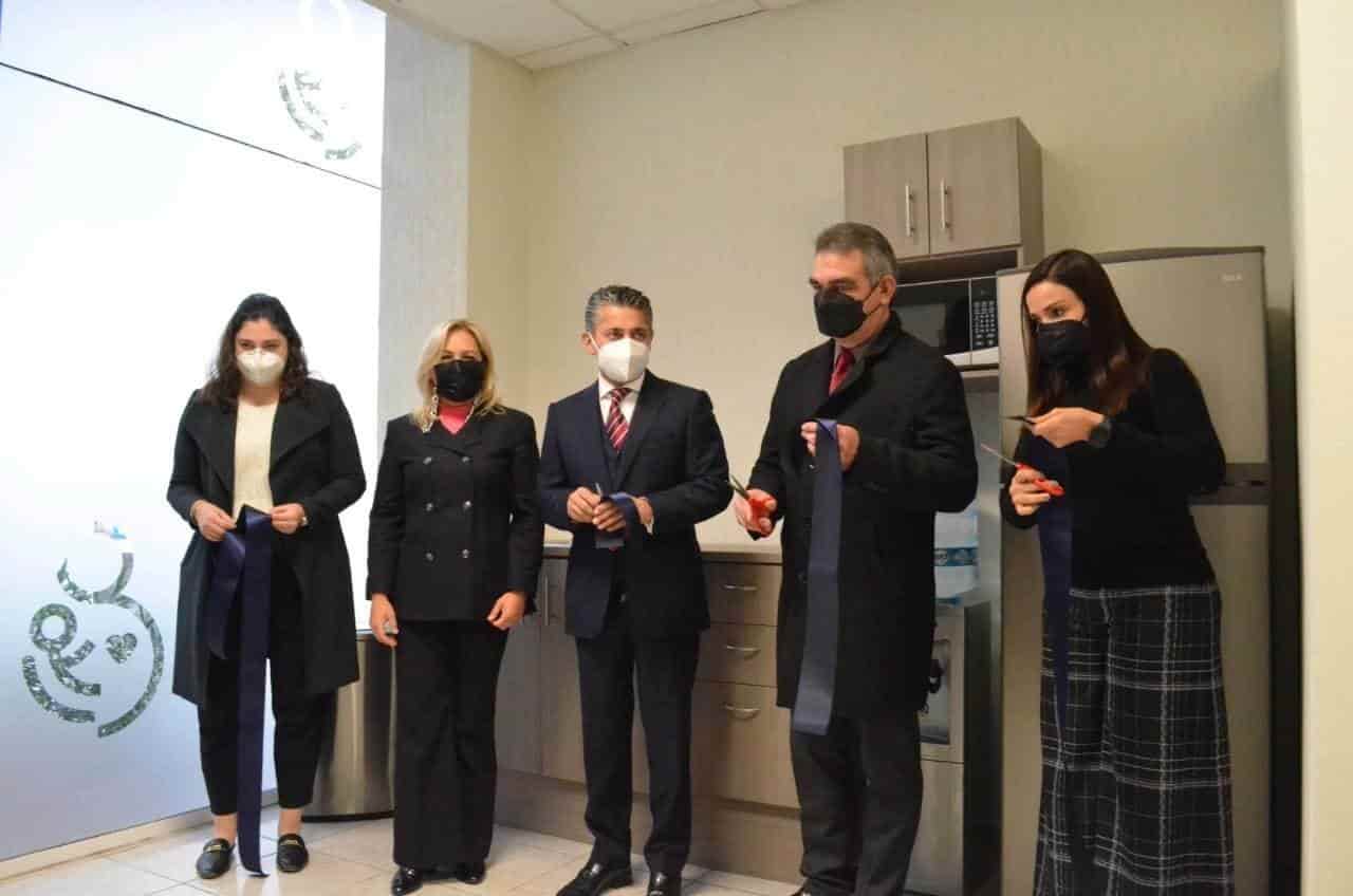 Inaugura Magistrado sala de lactancia