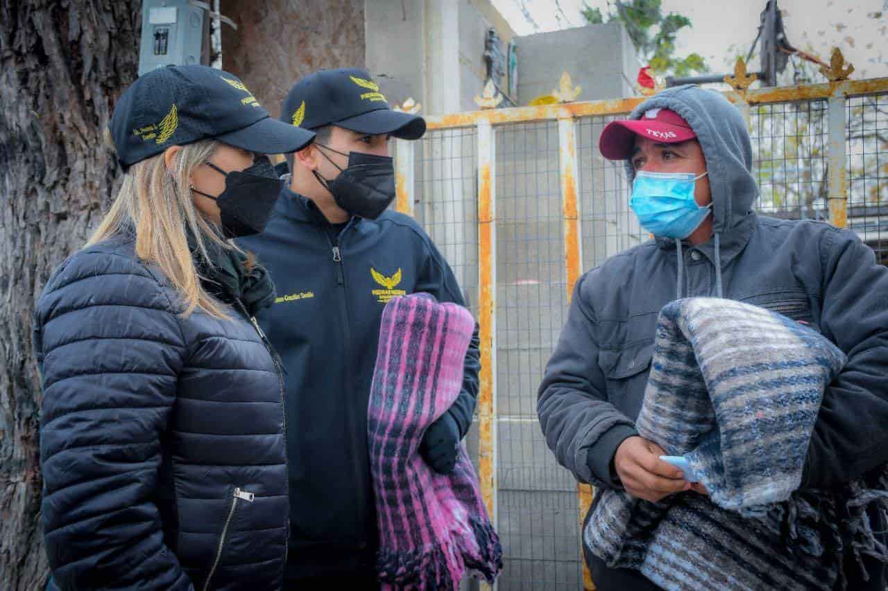 APOYA ALCALDESA CON COBERTORES Y GAS LP A FAMILIAS
