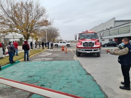 Evacuan a empleados  de la planta Lear por un incendio