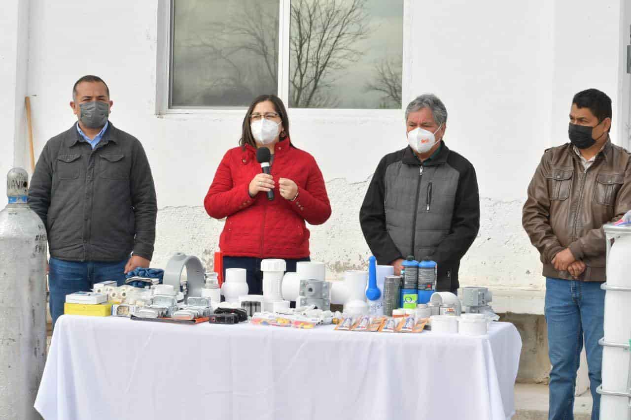 ARRANCA PILAR VALENZUELA PROGRAMA AGUA DE CALIDAD EN NAVA