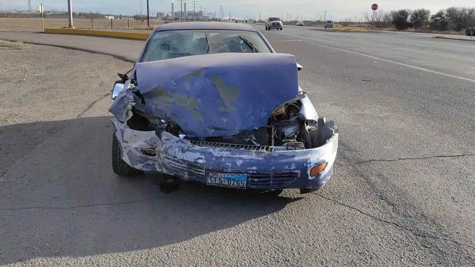 CHOQUE POR ALCANCE EN LA NAVA PIEDRAS NEGRAS