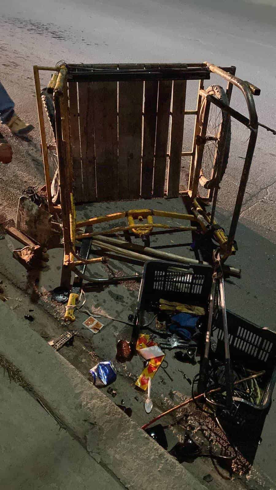Se impacta con motocicleta