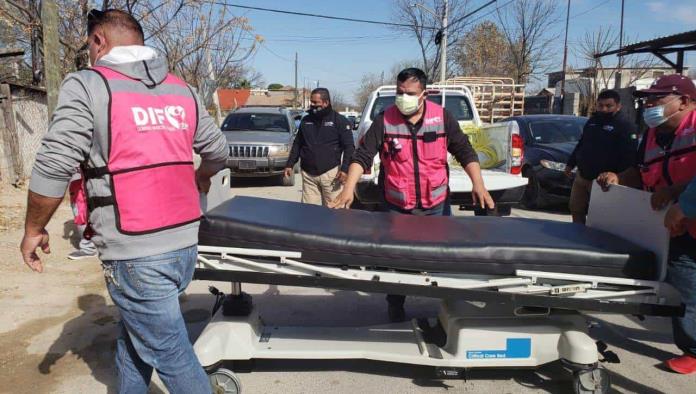 Donan DIF  cama de  hospital a  paciente