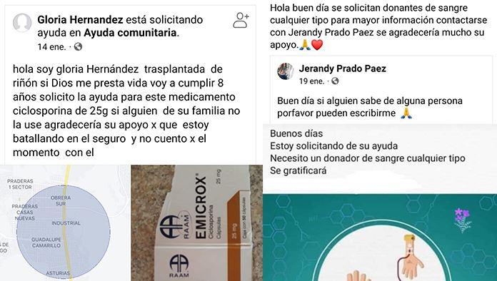 Inundan las redes de solicitudes de ayuda