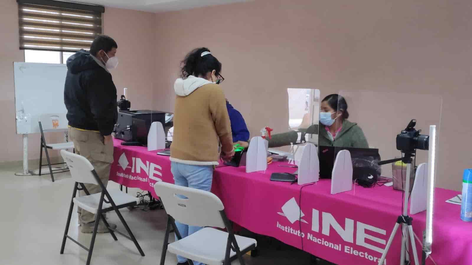 Instalan moduló del INE  en el DIF Nava