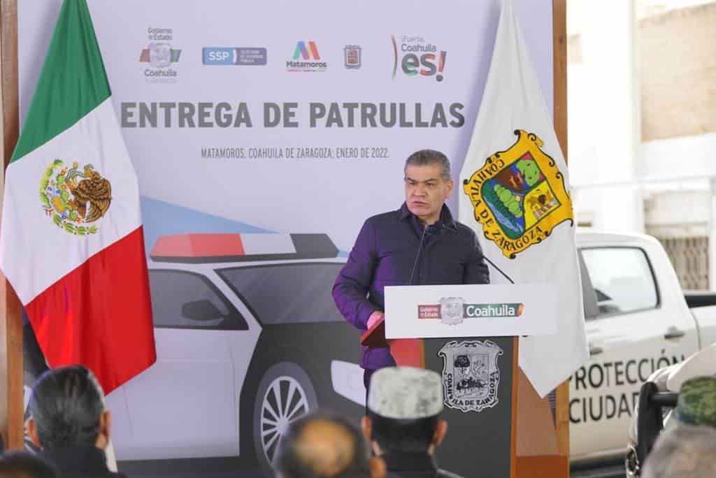 Entrega MARS patrullas en Matamoros