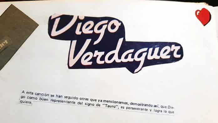 La súper fan de Diego Verdaguer