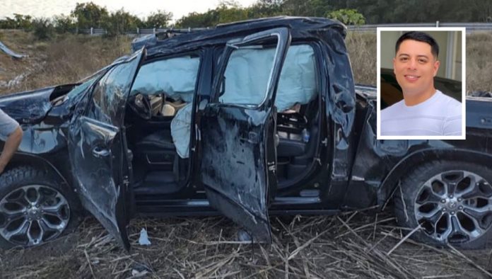 Reportan accidente automovilístico de Eduin Caz, cantante de Grupo Firme