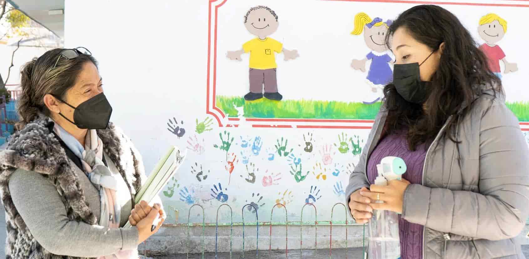 Se suman 19 escuelas  a  clases presenciales en la Técnica 90
