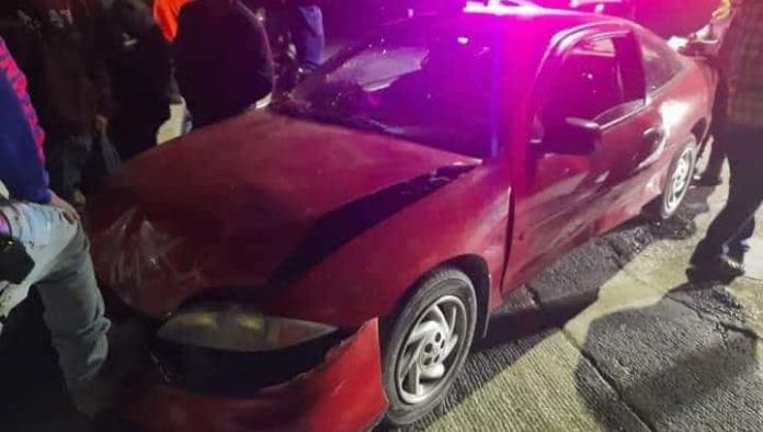 Choca  contra taxista