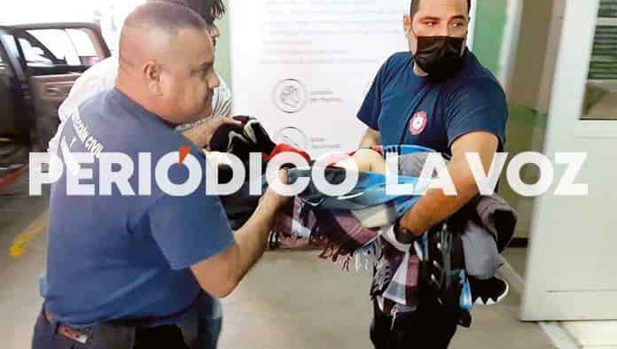 Volcadura; 5 heridos