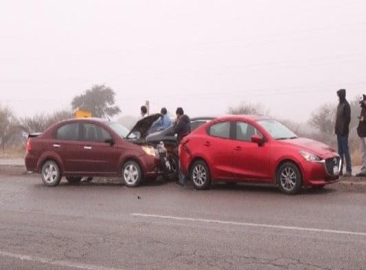 SE REGISTRA VOLCADURA EN NAVA