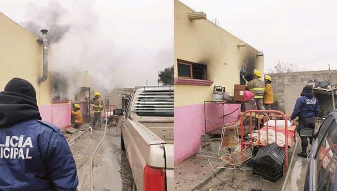 Cuatro Ciénegas: Rescatan a abuelita de incendio