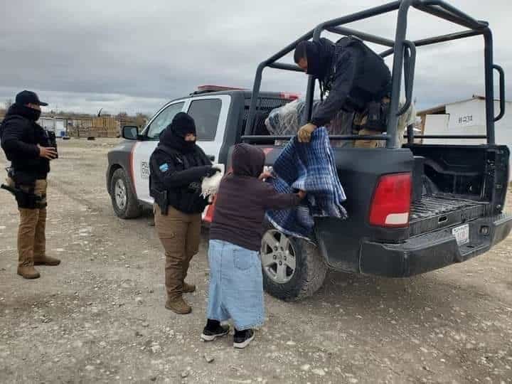 Entrega PCC  cobertores debido a las bajas temperaturas