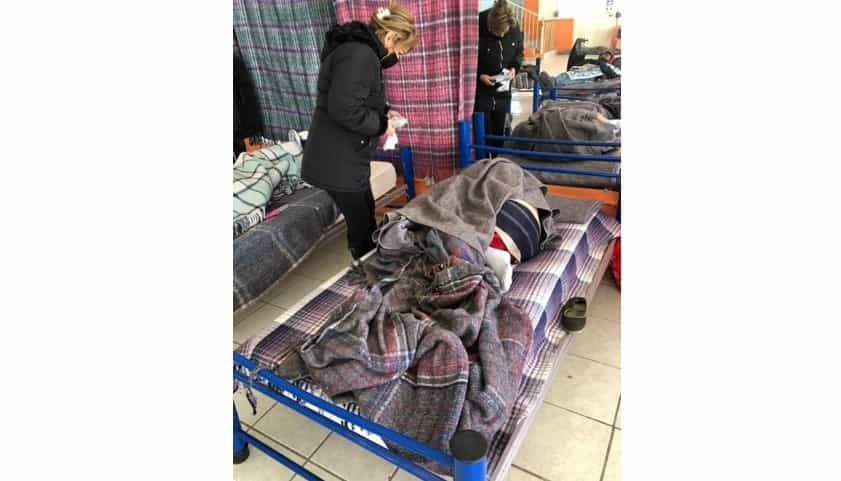 Protegen de la helada a  35 personas en centros comunitarios