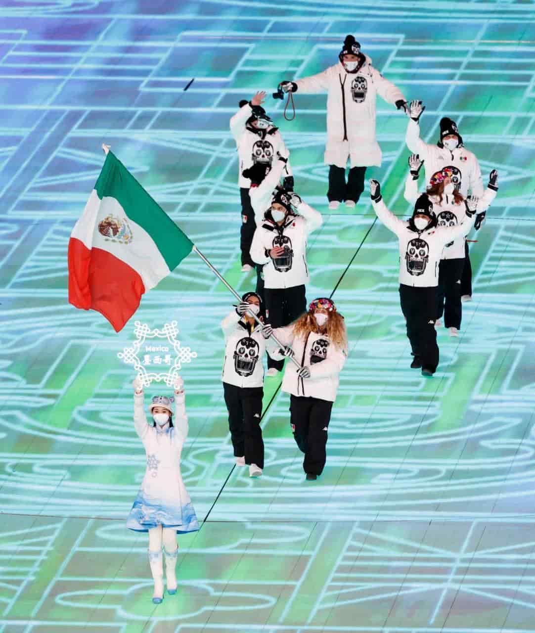 Así lució México en la inauguración de los Juegos Olímpicos de invierno Beijing 2022