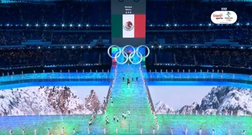 Así lució México en la inauguración de los Juegos Olímpicos de invierno Beijing 2022