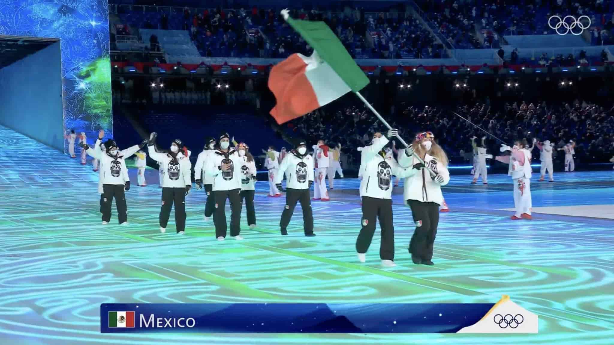 Así lució México en la inauguración de los Juegos Olímpicos de invierno Beijing 2022