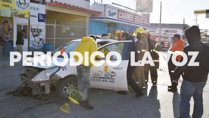 Desgracia taxista a conductora