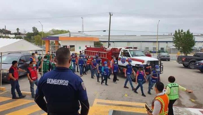 Llevan a cabo simulacros Industriales de Protección Civil