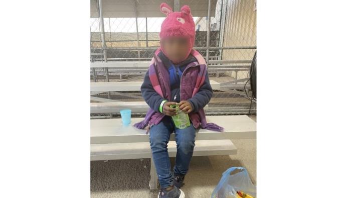 Migrante solitaria  rescatan a otra  niña de 5 años