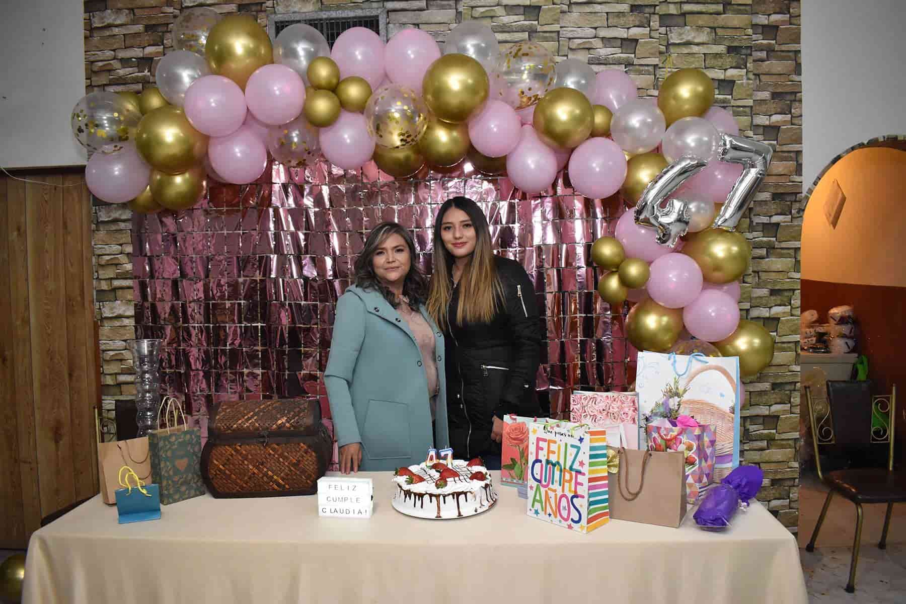 Claudia celebra la vida
