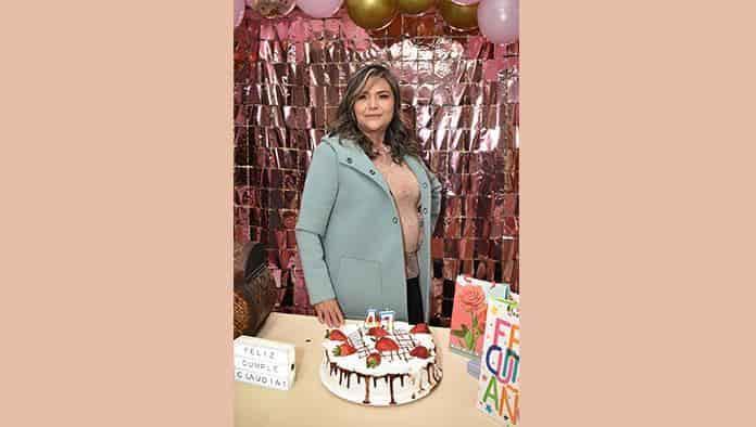 Claudia celebra la vida