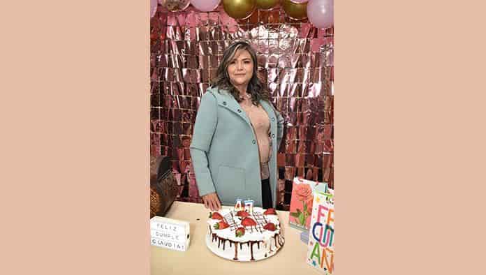 Claudia celebra la vida