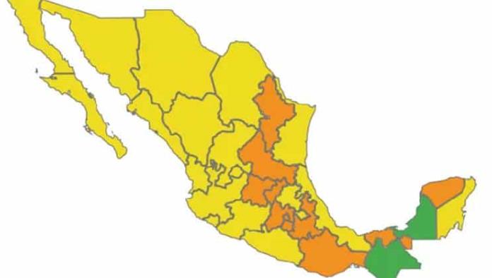 Pasa Coahuila a  semáforo amarillo