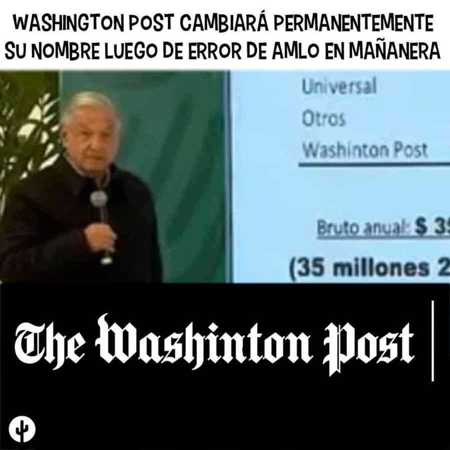 “¿El Washinton Post, es el mismo que el @washingtonpost?”