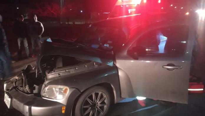 CHOCA CON AUTO  FANTASMA