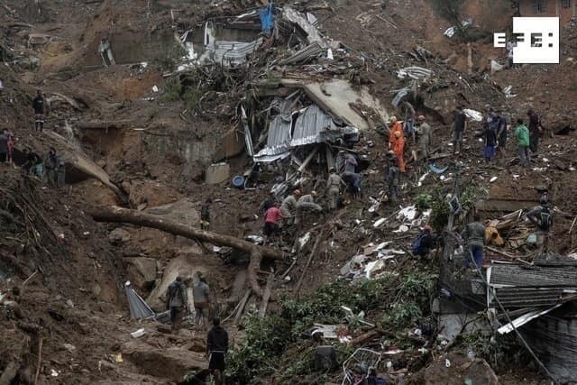 Lluvias y deslaves asesinan a 58 personas en Brasil