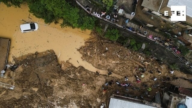 Lluvias y deslaves asesinan a 58 personas en Brasil